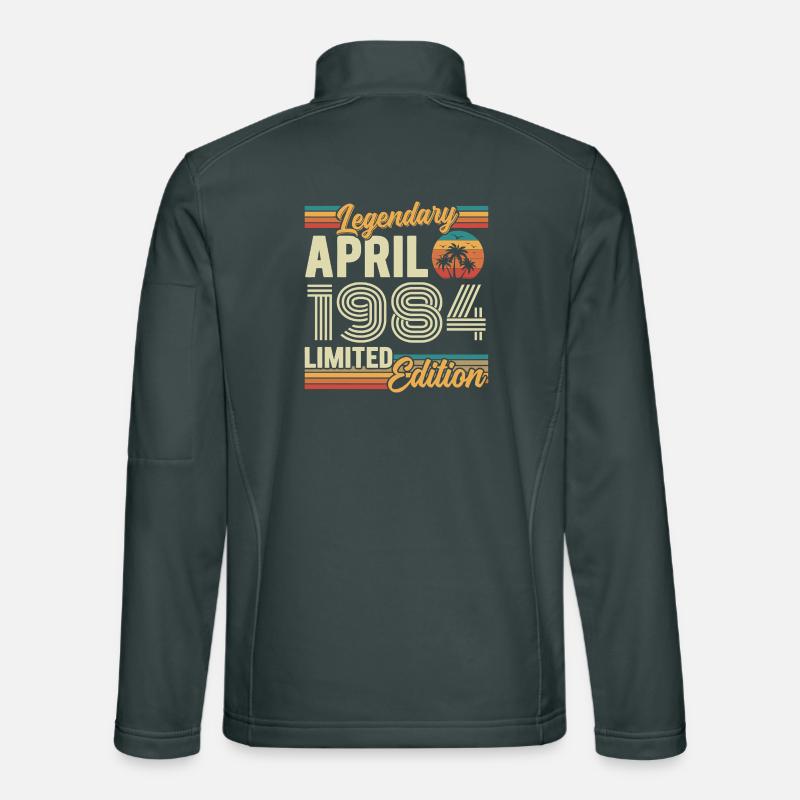 April 1984 42. Jubiläumsgeschenk – April 1984 Unisex Softshelljacke