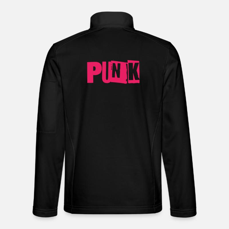 Bug punk Néon - Veste en tissu softshell Unisexe - noir