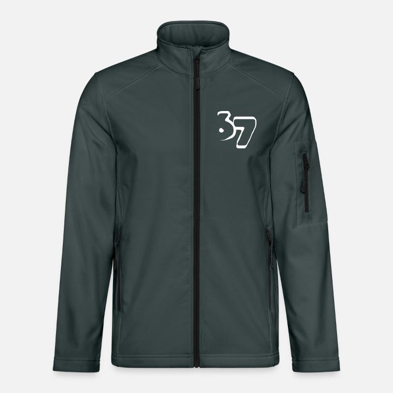 67 « six sept » tirés Veste en tissu softshell Unisexe