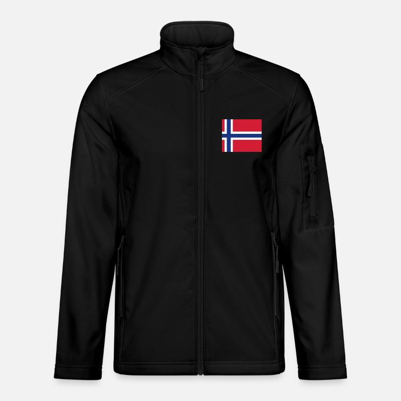 Norway Flag Unisex Softshell Jacket