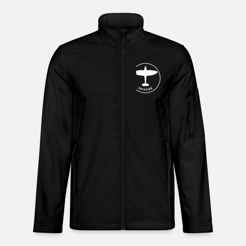 Spitfire fighter plane Unisex Softshell Jacket
