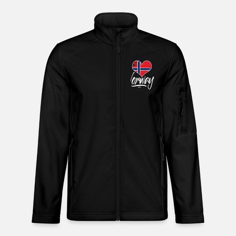 Norway - Unisex Softshell Jacket - black