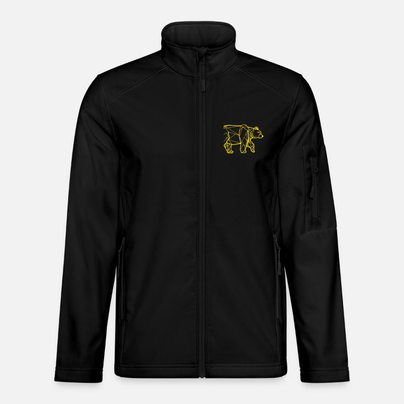 BÄR/N yellow Unisex Softshelljacke