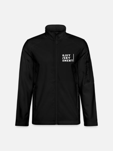 enjoy every moment - Unisex Softshell Jacket - black
