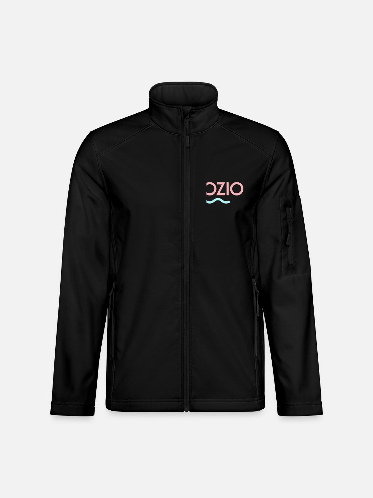 OZIO - Veste en tissu softshell Unisexe - noir - Devant