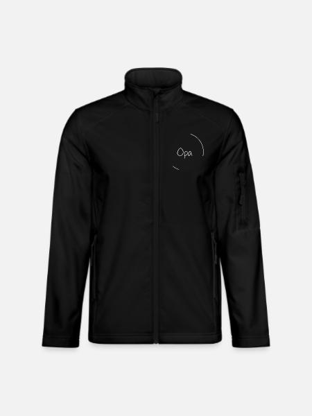 Opa - Unisex Softshelljacke - Schwarz