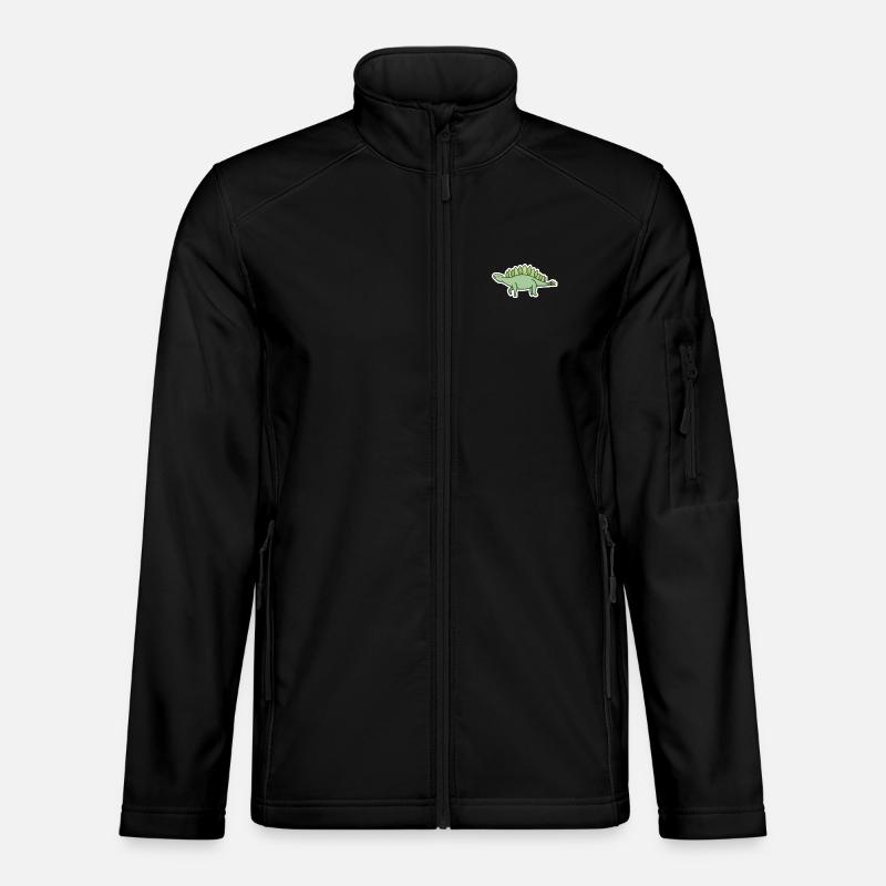 dinosaur - Unisex Softshell Jacket - black