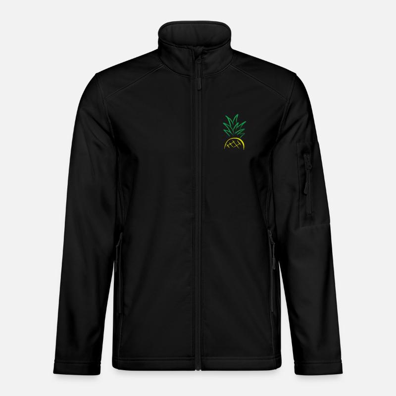 Ananas Sketch – Fresh Fruit Graphic Unisex Softshelljacke