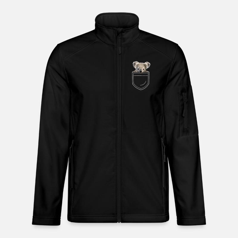 Koala Koalabär - Unisex Softshelljacke - Schwarz