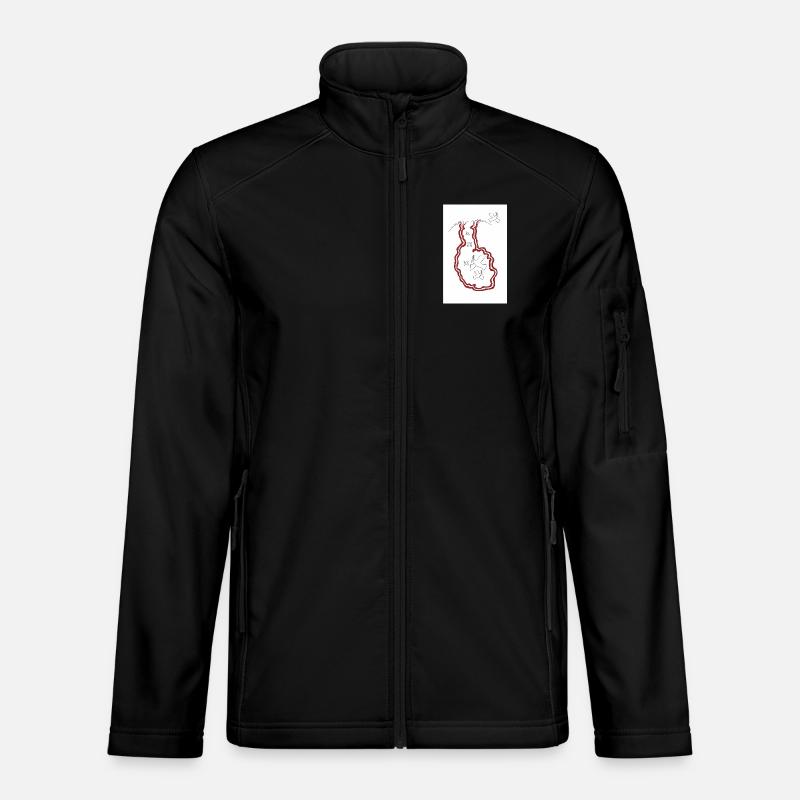 PEACE SEED AUSTRIA by Gudrun KARGL - Unisex Softshelljacke - Schwarz