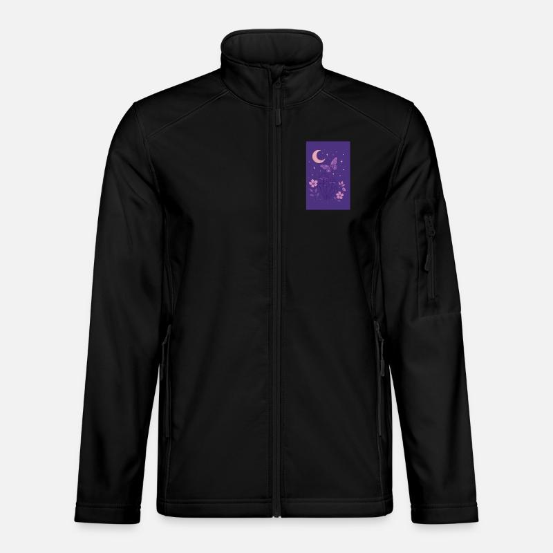 Verzauberte Nacht - Unisex Softshelljacke - Schwarz