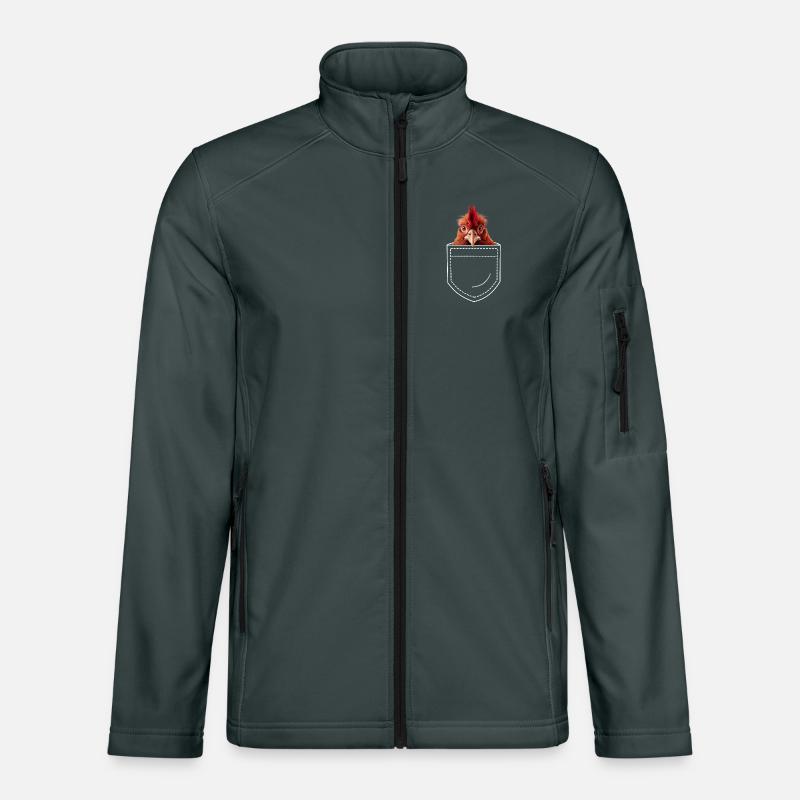 Chicken Unisex Softshell Jacket