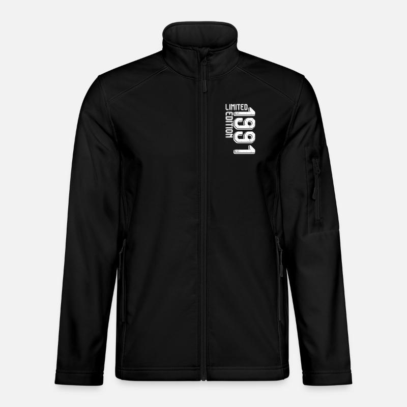 Logo audacieux en édition limitée - Veste en tissu softshell Unisexe - noir