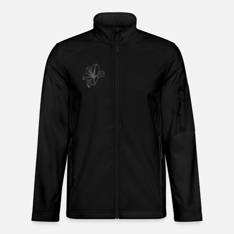 Lilie - Unisex Softshelljacke - Schwarz