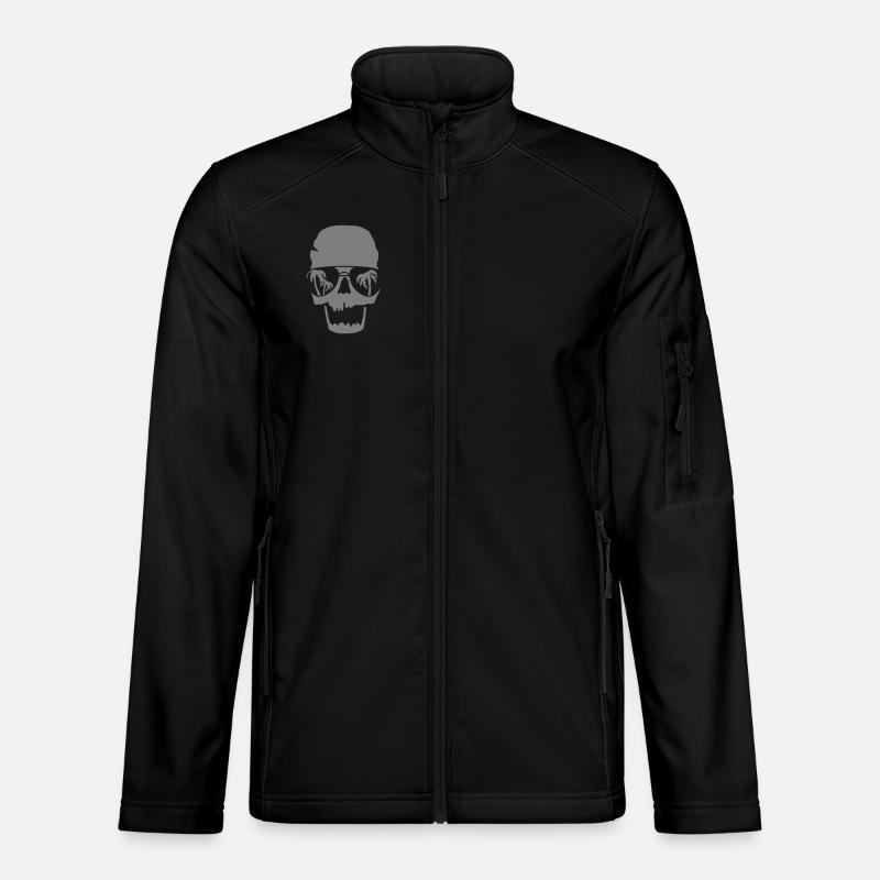 Palm spring skull Unisex Softshelljacke