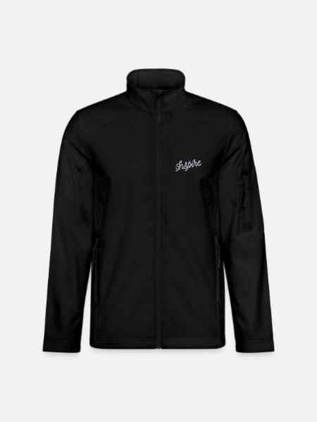 Inspire bestickt - Unisex Softshelljacke - Schwarz
