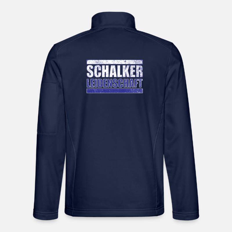 Schalker Leidenschaft - Unisex Softshelljacke - Navy