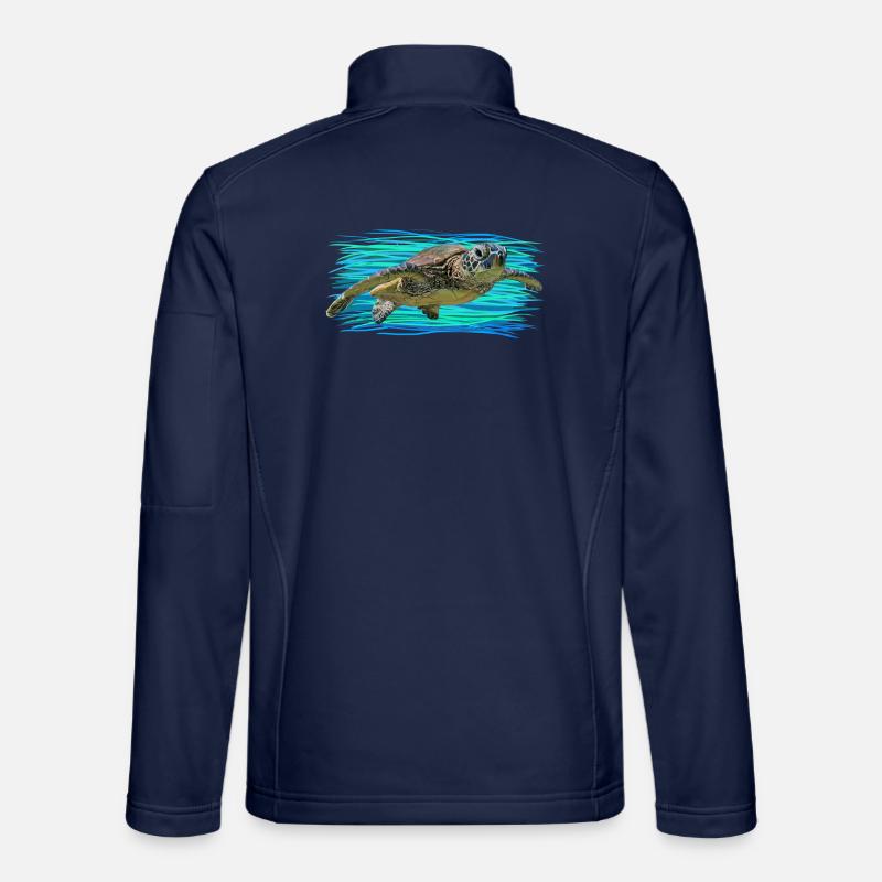 Schildkröte - Unisex Softshelljacke - Navy