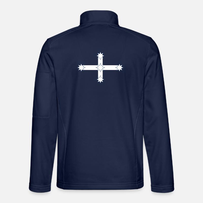 Australian Eureka Flag - Unisex Softshell Jacket - navy