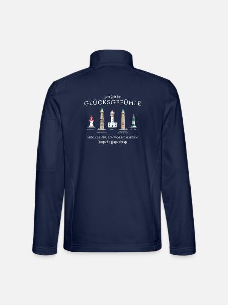 Ostsee Mecklenburg- Vorpommern, Deutschland - Unisex Softshelljacke - Navy