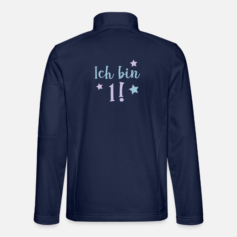 Ich bin 1! - Unisex Softshelljacke - Navy
