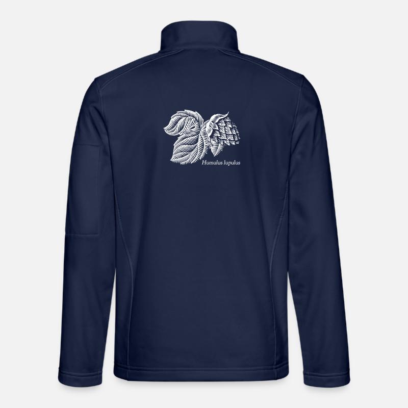 Humulus lupulus Let's get hoppy - Unisex Softshelljacke - Navy