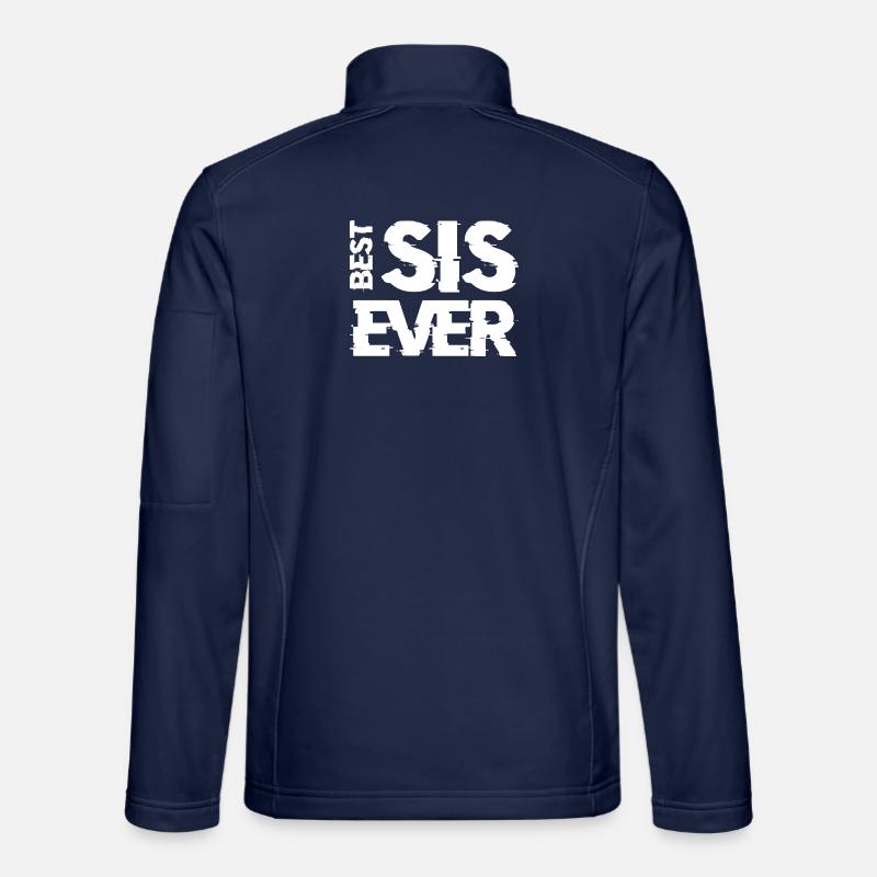 BEST SIS EVER new - Unisex Softshelljacke - Navy