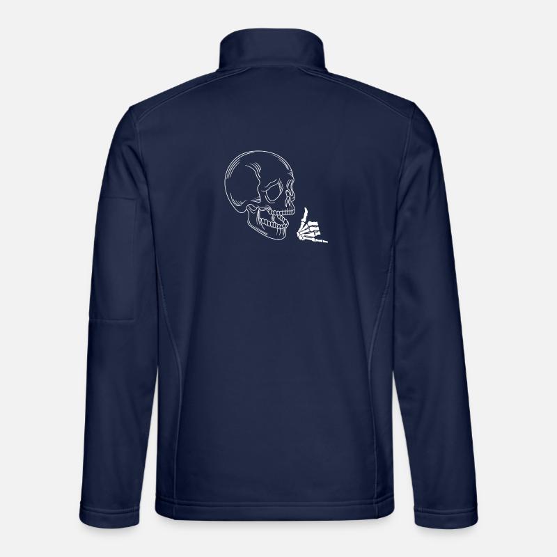 Crâne à bascule - Veste en tissu softshell Unisexe - bleu marine
