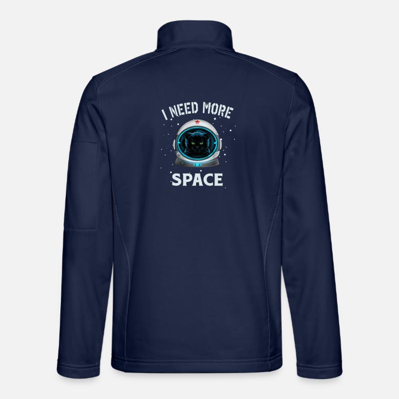 i need more space - Unisex Softshell Jacket - navy
