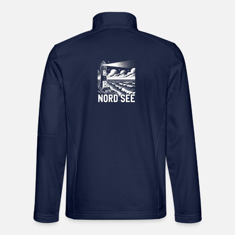 Nordsee - Unisex Softshelljacke - Navy