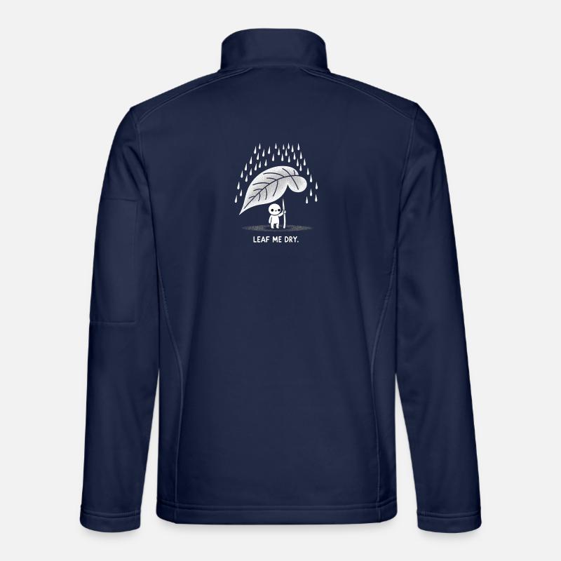 Leaf Me Dry - Unisex Softshell Jacket - navy