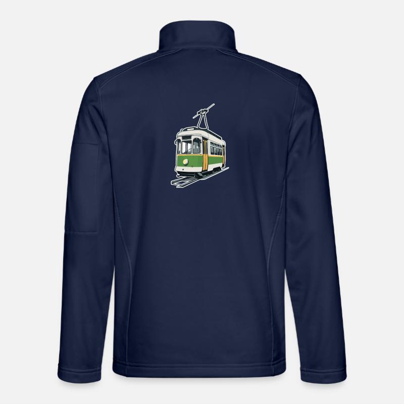 Straßenbahn Tram Bahn Unisex Softshelljacke