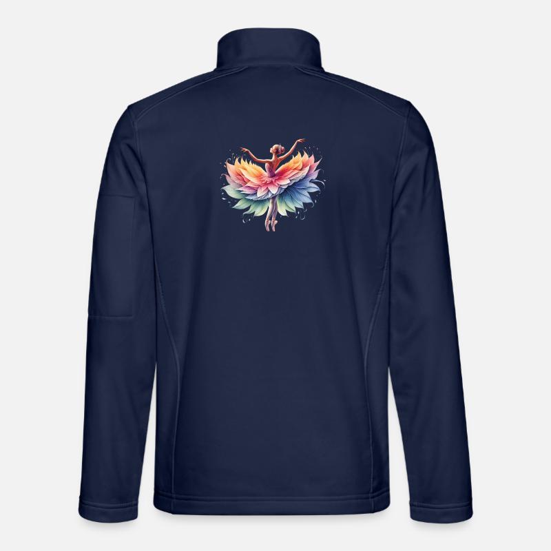 Ballet dancer with tutu - Unisex Softshell Jacket - navy