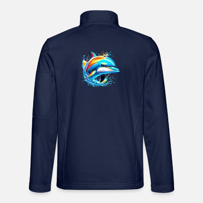 Dolphin - Unisex Softshell Jacket - navy