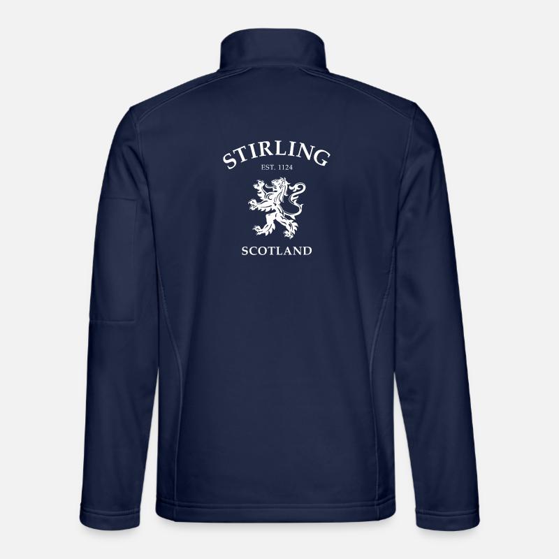 Stirling Scotland - Unisex Softshell Jacket - navy