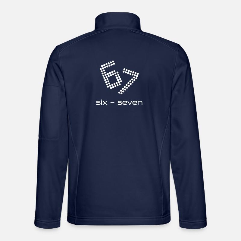 six seven 6 - 7 - Unisex Softshelljacke - Navy