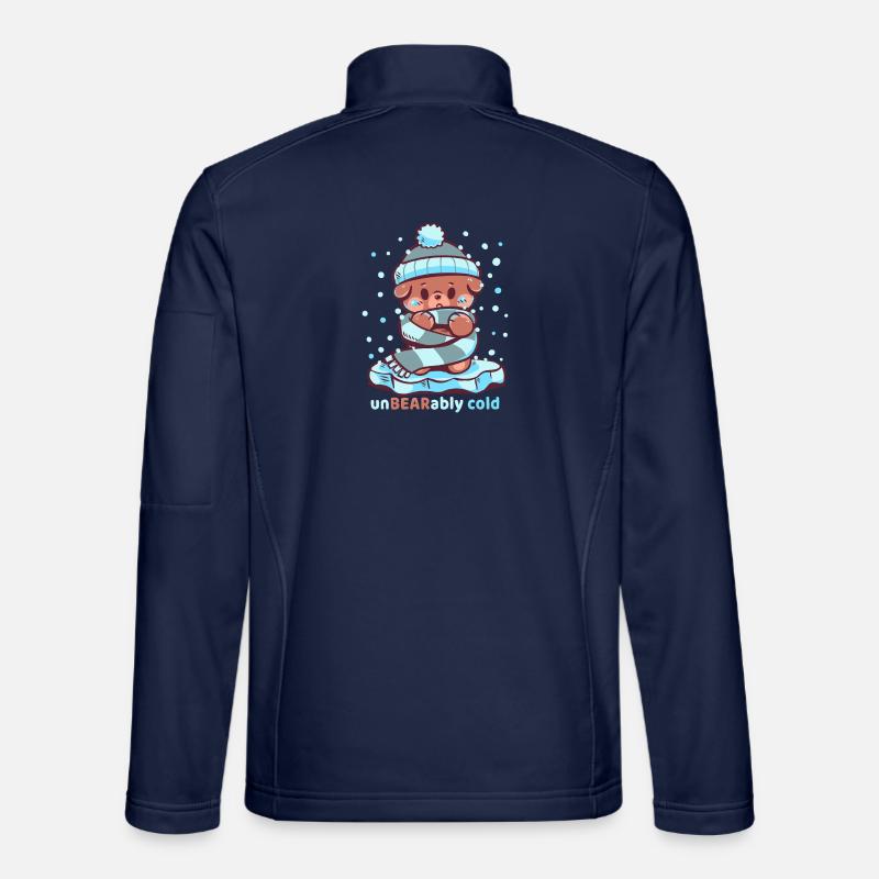 Unerträglich kalt - Unisex Softshelljacke - Navy