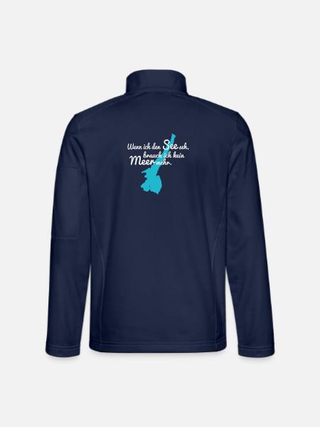 Gardasee Italien - Unisex Softshelljacke - Navy