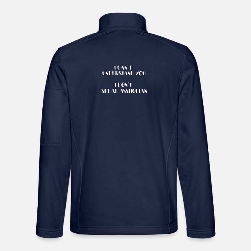 I can't understand you - Unisex Softshell Jacket - navy