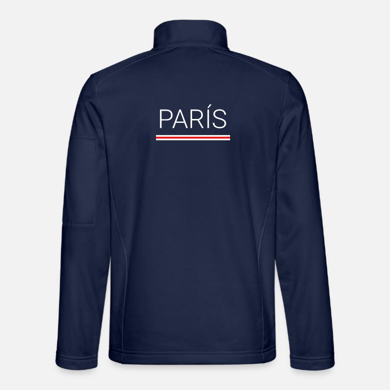 Paris (Paris) - Unisex Softshelljacke - Navy