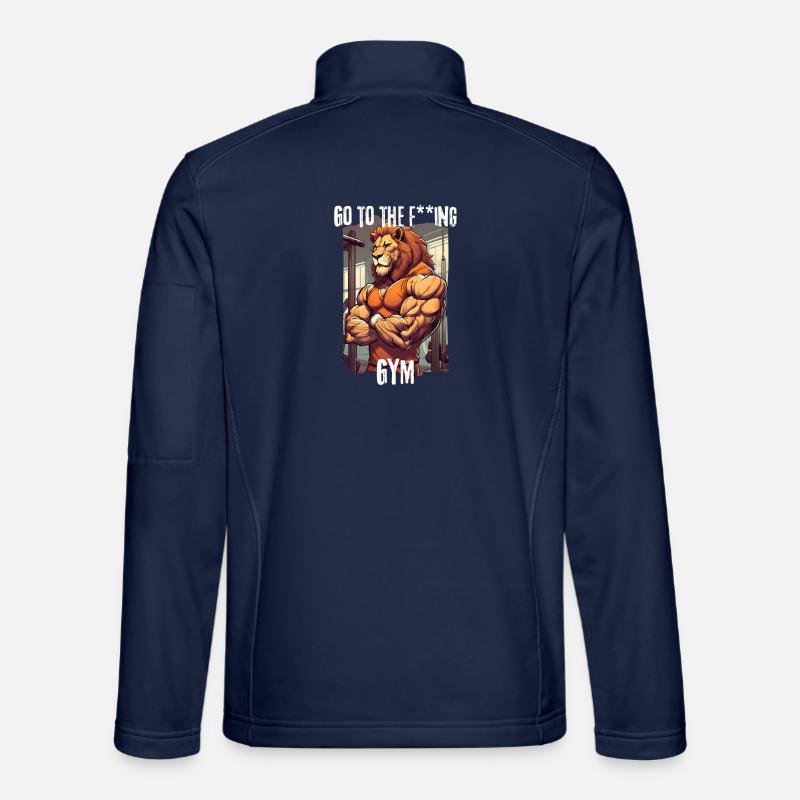 Löwenstark - Unisex Softshelljacke - Navy