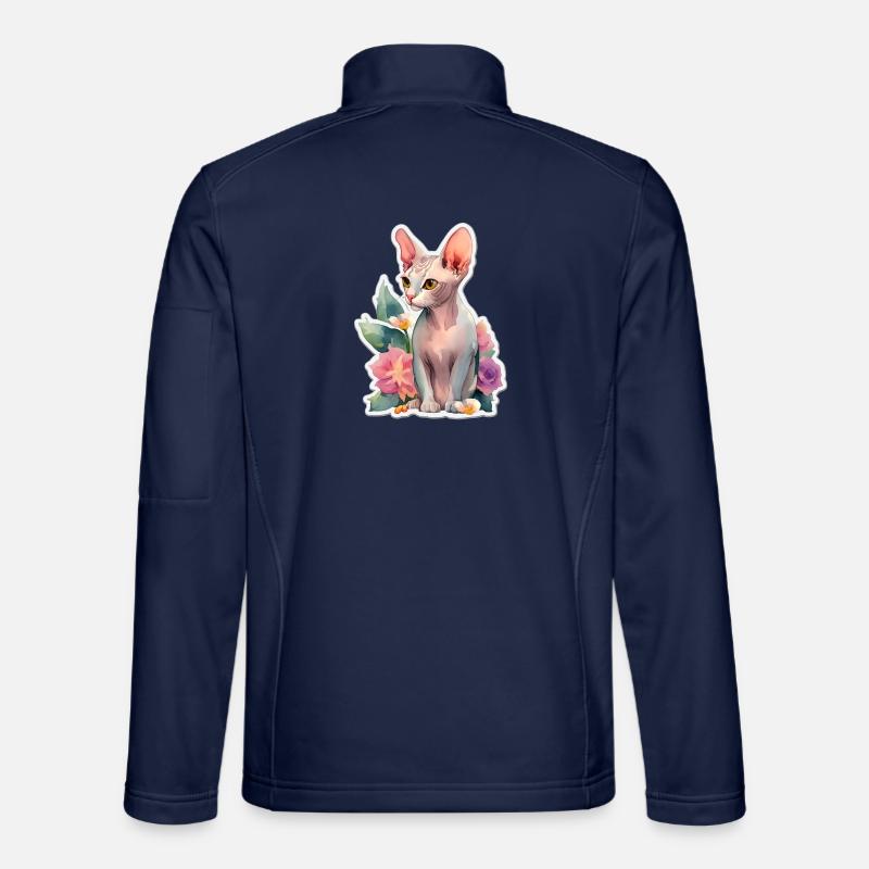 Chat Sphynx Veste en tissu softshell Unisexe
