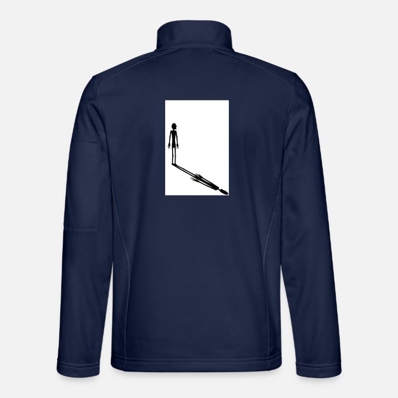 The Shadow Man - Unisex Softshell Jacket - navy