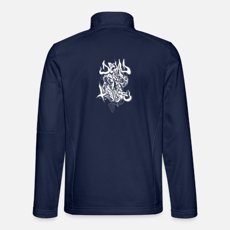Mystisches Tsunami-Design - Unisex Softshelljacke - Navy