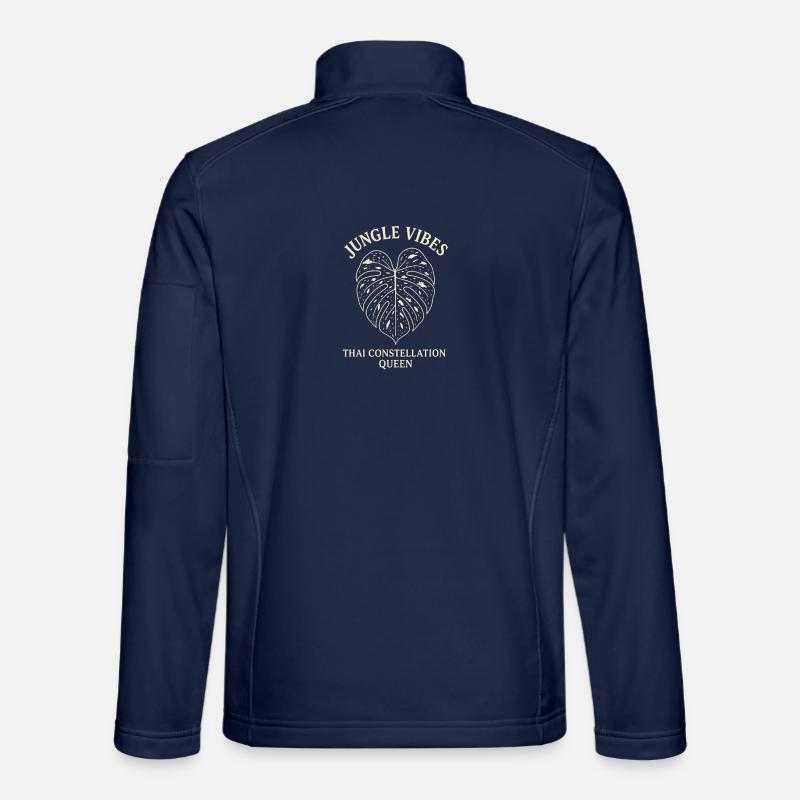 Jungle Vibes Thai Queen - Unisex Softshell Jacket - navy