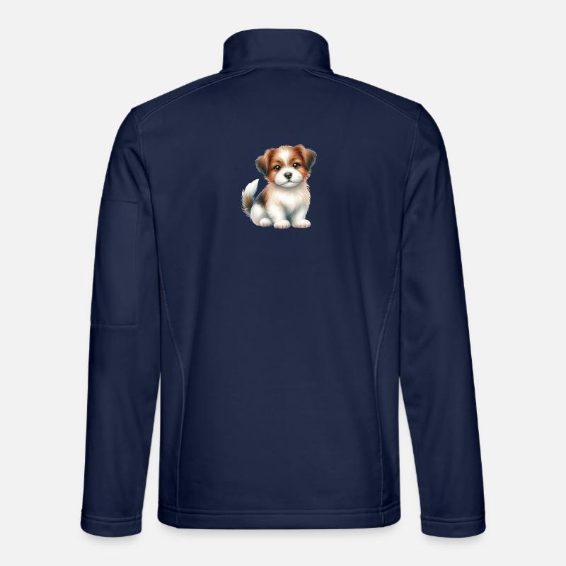 Cute dog Unisex Softshell Jacket