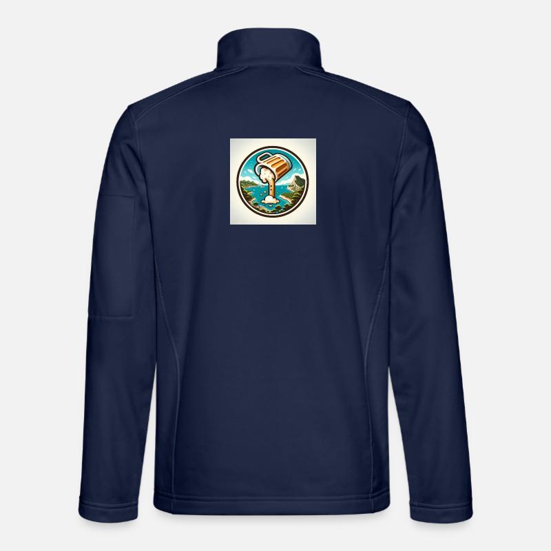 Mallorca & Bier! - Unisex Softshelljacke - Navy