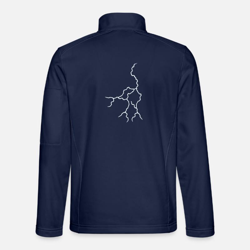 Foudre - Veste en tissu softshell Unisexe - bleu marine