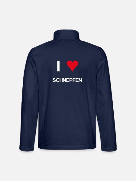 I love Schnepfen - Unisex Softshelljacke - Navy
