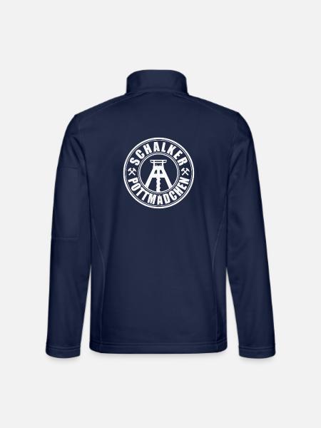 Schalker Pottmädchen | Ruhrpott Mädchen - Unisex Softshelljacke - Navy